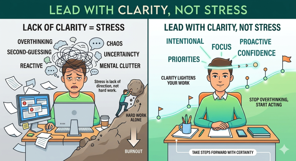 lead with clarity not stress