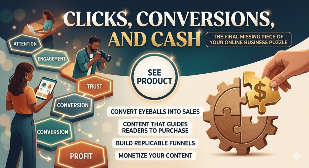 clicks conversations and cash plus