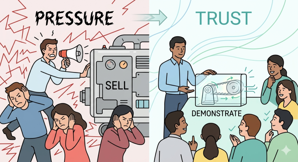 Show, Don’t Sell